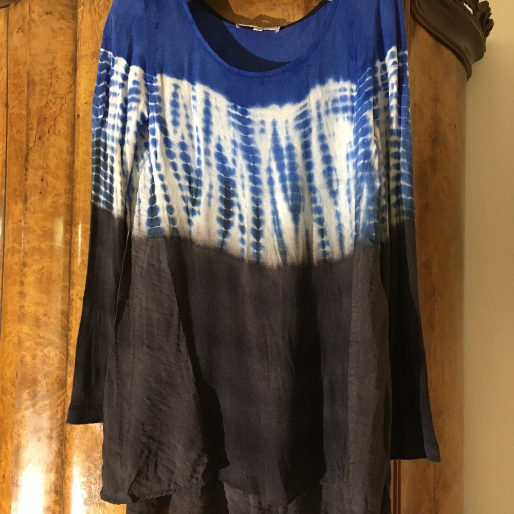 Citron Tie Dye Tunic Top